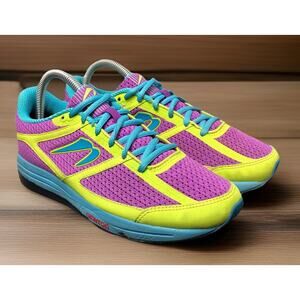 Newton Energy NR Running Shoes Womens Size 8 Blue Purple Yellow Fast Shipping